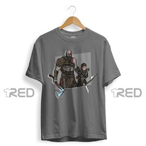 تیشرت طرح God of War 3 پسرانه برند RED کد 0a53