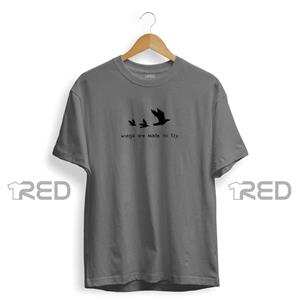 تیشرت طرح Wings برند RED کد 0a138