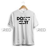 تیشرت طرح Don't Quit برند RED کد 0a243