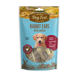 تشویقی سگ داگ فست | Dog Fest گوش خرگوش پر شده با گوشت مرغ 90 گرم