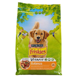 غذای سگ پورینا فریسکیز | Purina Friskies مناسب برای مصرف روزانه با طعم مرغ و سبزیجات 10kg