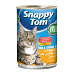 کنسرو گربه اسنپی تام | Snappy Tom ماهی تن و میگو 400 گرم