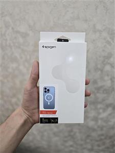 کاور گوشی اپل iPhone 15 Pro Max مدل Spigen Neo Hybrid Crystal مگ سیف دار