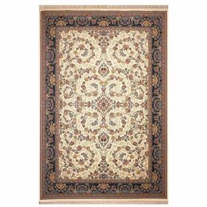 فرش ستاره آسمان کویر طرح 1003 زمینه کرم