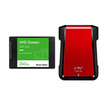 هارد اینترنال وسترن دیجیتال WD Green SATA 240GBهارد باکس ای دیتا مدل EX500