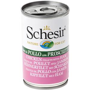 کنسرو سگ با طعم فیله مرغ و ژامبون (150 گرم) شسیر