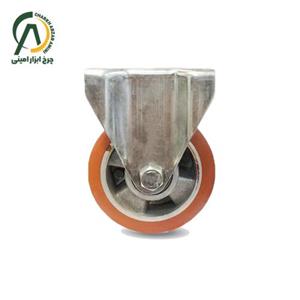 چرخ پلی اورتان دایکاست ثابت قطر ۷۵ میلی متر کد 18538