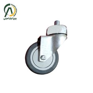 چرخ  کف بلبرینگ b پیچی گردان قطر 100 میلی متر