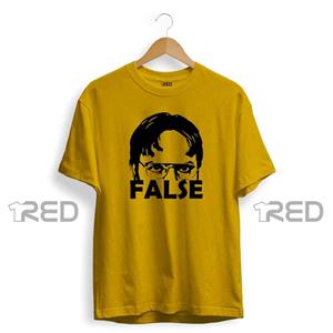 تیشرت طرح The Office: FALSE آفیس برند RED کد 0a271