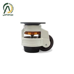 چرخ صنعتی جک استاپ گردان قطر ۶۳ میلی متر کد 14157