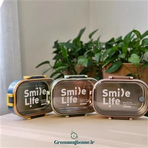 ظرف غذا داخل استیل smile life