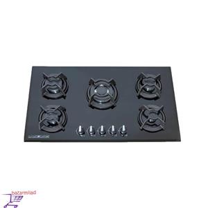 اجاق گاز شیشه ای صفحه ای  پنج شعله هارپاگ [HARPAG] مدل G507c