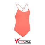 مایو دخترانه یک تکه نابایجی مدل Nabaiji girl one-piece swimsuit 100 _CORAL