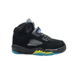 کتونی مردانه نایک ایر جردن 5 رترو آکوا (Nike Air Jordan Retro Aqua) کد 054 