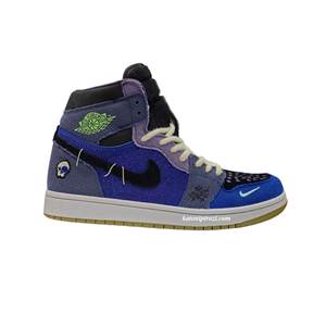 کتونی زنانه مردانه نایک ایر جردن 1 ساقدار وودو دراو (Nike Air Jordan high Voodoo Draw) 