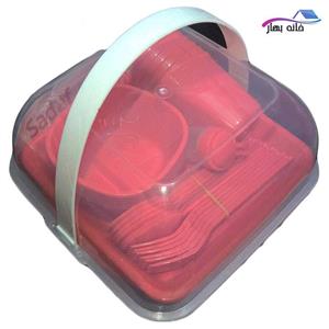 سبد پیک نیک 48 پارچه صدف کد 48P