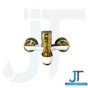 شیر حمام آریانا مدل ونوس سفید طلایی