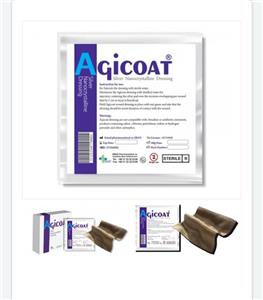 پانسمان ضد میکروبی نانو کریستال نقره AGiCOAT  اجی کوت ابعاد۴۰×۴۰ اصلی و کمیاب