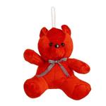عروسک خرس نیکی قرمز آویزی 20 سانتی‌متری کد 1475