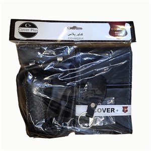 روکش فرمان کاور پلاس مدل PRLUXE-GRY به همراه سردنده و گردگیر و روکش ترمز دستی و کاور سویچ مناسب برای پراید