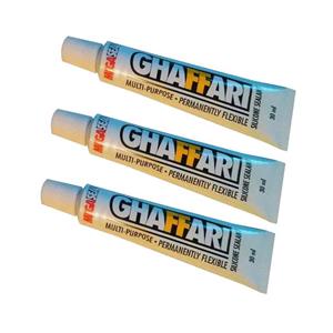 چسب آکواریوم غفاری مدل سیلیکون وزن 30 گرم بسته 3 عددی