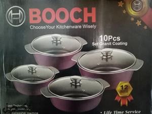 سرویس پخت و پز 10 پارچه بوش کد 014 Bosch 014 Cookware Set 10 Pcs