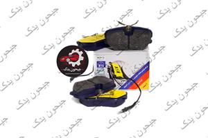 لنت ترمز جلو شرکت تولیدی قطعات جلوبندی خودرو ایران لاهیجان کد F0907 مناسب برای پژو 405