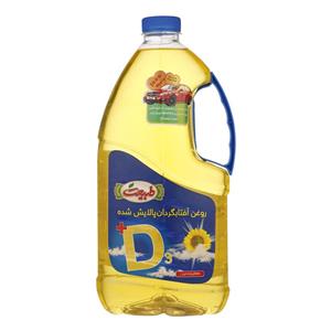 روغن آفتابگردان پالایش شده با ویتامین D3 طبیعت - 1.8 لیتر