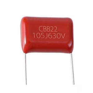 خازن پلی استر 1 میکرو فاراد 630 ولت مدل 105J630V بسته 10 عددی