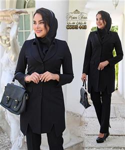 فرم اداری مدل دار مانتو و شلوار کد 443