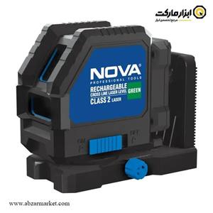 تراز لیزری شارژی دو خط سبز نووا مدل 2681G