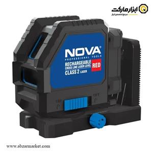 تراز لیزری شارژی دو خط قرمز نووا مدل 2680R