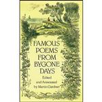 کتاب Famous Poems from Bygone Days  اثر Martin Gardner انتشارات Dover Publications