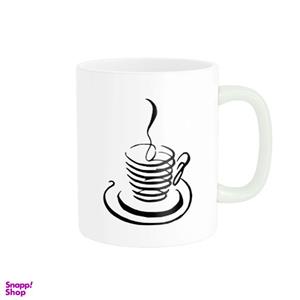 ماگ استلار طرح فنجان چای و قهوه کد 0080