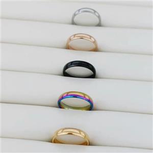 انگشتر رینگ ساده استیل مدلSF17 با قطر 17 میلیمتر