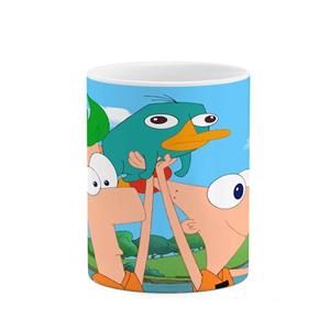 ماگ کاکتی مدل کارتون Phineas And Ferb کد mgh22914