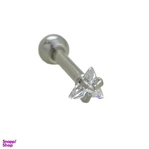 پیرسینگ گوش زنانه مدل تک نگین مثلث کد P4147