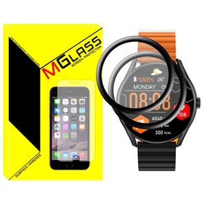 محافظ صفحه نمایش نانو ام‌گلس مدل Pmma-MG مناسب برای ساعت هوشمند گلوریمی M1 Pro بسته دو عددی 