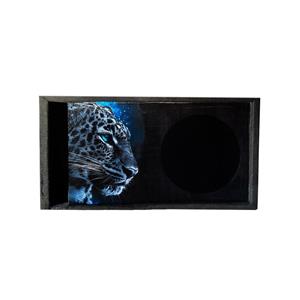 باکس ساب ووفر خودرو طرح استیکر پلنگ مدل 60L مناسب برای ساب 12 اینچ