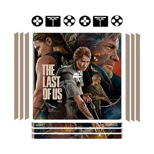 برچسب پلی استیشن 4 پرو توییجین وموییجین مدل last of us 02 مجموعه 16 عددی