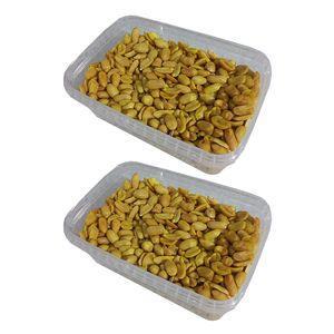 بادام زمینی پوست کنده - 1200 گرم بسته 2 عددی