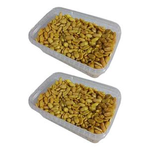 بادام زمینی پوست کنده - 1200 گرم بسته 2 عددی