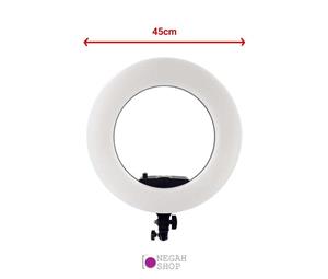 رینگ لایت Ring light NiceFoto FE 480II با صفحه نمایش ریموت دار با سه پایه عکاسی 