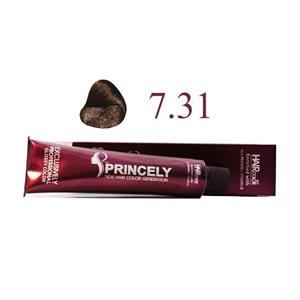 رنگ مو پرنسلی سری بژ شماره7.31 بلوند بژ متوسط