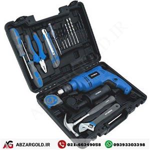 مجموعه 21عددی دریل چکشی هیوندای مدل HP7221