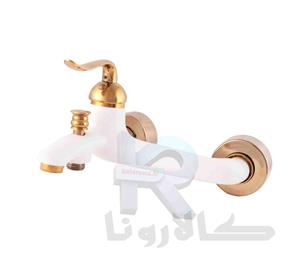 شیر‏ ‏دوش مدل ‎F5T1 سفید طلایی