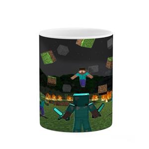 ماگ کاکتی طرح ماینکرافت minecraft مدل mgh41162