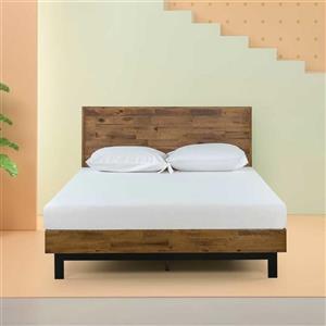 تخت خواب چوبی مدل Wooden-50.0 (سایز Queen ) 