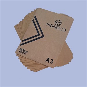مقوا کرافت مونوکو کد A3-280G سایز 29.7x42 سانتی متر بسته 20 عددی