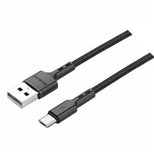 کابل تبدیل USB به microUSB سیکنای مدل SX-6 طول 1 متر